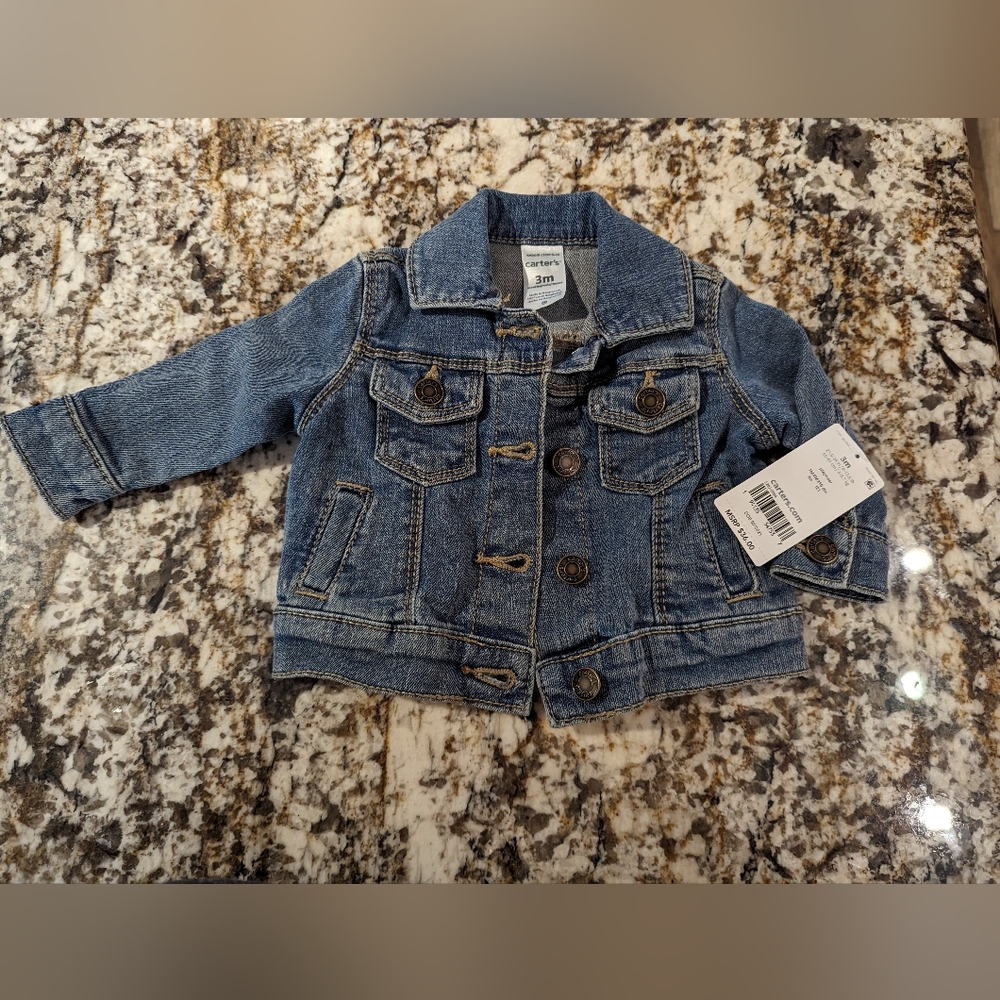 Carter's Jean Jacket NWT 3M